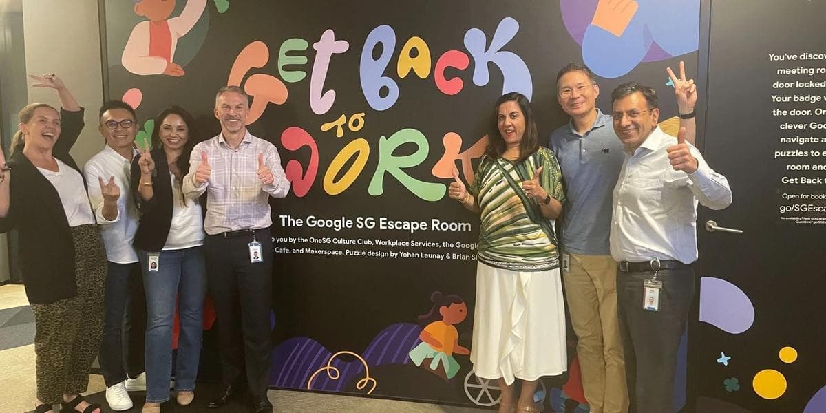 The Get Back to Work escape room in Singapore