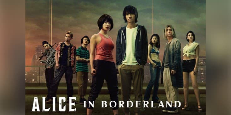 Promo still from the tv show "Alice in Borderland"